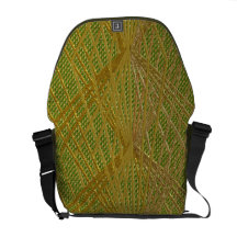 Gold und grüne Schnur-Kunst-Rickshaw-Bote-Tasche Kurier Taschen