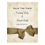Goldband Save the Date Postkarten