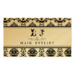 GOLDbarocke elegante Friseursalon-Visitenkarte