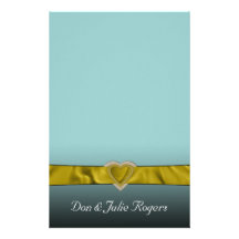 GoldBling Herzen personalisiert Druckpapiere