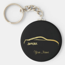 Goldbürsten-Anschlag Logo Nissans 350Z Schlüsselband