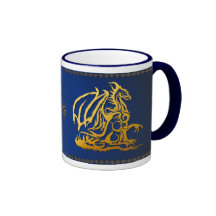 Golddrache-Becher Tee Haferl