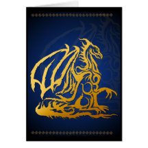 Golddrache-Karte