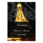 GoldEiffelturm Paris-Hochzeitseinladung