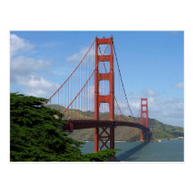Golden gate bridge 2 postkarte