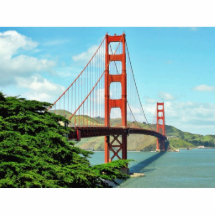 Golden gate bridge in San Francisco Photoausschnitt