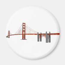 Golden gate bridge: Modell 3D: Magnete