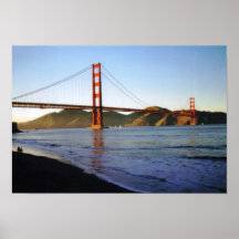 Golden gate bridge poster