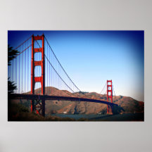 Golden gate bridge posterdrucke