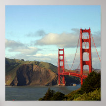 Golden gate bridge posterdrucke