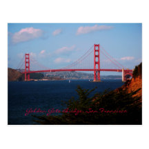Golden gate bridge-Postkarte
