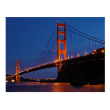 Golden gate bridge postkarte