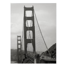 Golden gate bridge-Postkarte