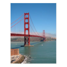 Golden gate bridge - San Francisco, CA Postkarte