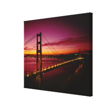 Golden gate bridge, San Francisco, Kalifornien, 4 Gespannter Galerie Druck
