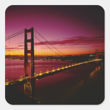 Golden gate bridge, San Francisco, Kalifornien, 5 Aufkleber