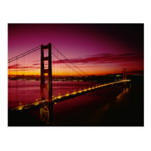 Golden gate bridge, San Francisco, Kalifornien, 5 Postkarten