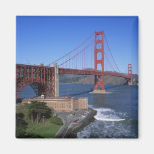 Golden gate bridge, San Francisco, Kalifornien, 8 Kühlschrankmagnet