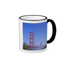 Golden gate bridge, San Francisco, Kalifornien, Kaffee Tassen