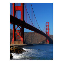 Golden Gate-Wellen Postkarten