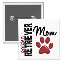 Golden retriever-Mamma 2 Button