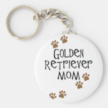 Golden retriever-Mamma Schlüsselbänder