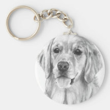 Golden retriever-Skizze Schlüsselbänder