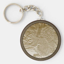 Golden Squirrel Keychain