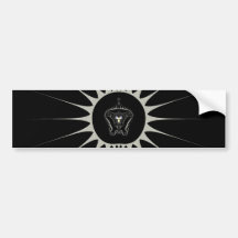 Golden Star Bumper Sticker
