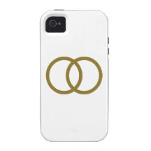 Golden wedding rings iPhone 4 covers