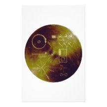 Goldene Aufzeichnungs-Töne des Voyager-1 und 2 von Individuelle Büropapiere