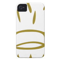 goldene deluxe Sternikone des Kochshutes 5 iPhone 4 Case-Mate Hülle