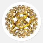 Goldene Kugel-Strecke Sticker