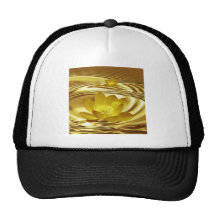 Goldene Lotos-Blume Netzmütze