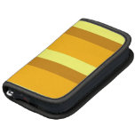 Goldene orange horizontale Streifen planer