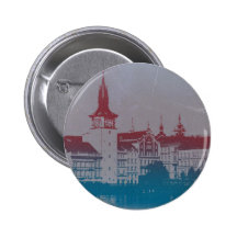 Goldene Stadt Prags Button