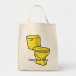 Goldene Toiletten-Taschen-Tasche