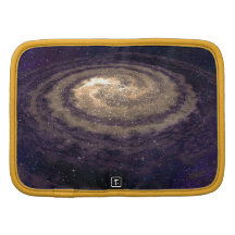 Goldene wirbelnde Galaxie Mappen