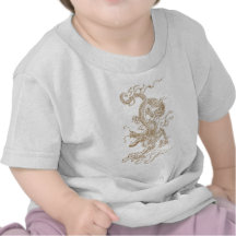 Goldener Drache Shirt