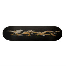 Goldener Drache von Buddhan - langem Skateboard Ji Individuelles Deck