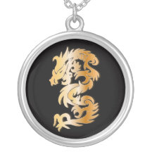 Goldener Drache-Zen-Schmuck