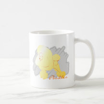 Goldener Pudel-Becher Kaffee Tassen