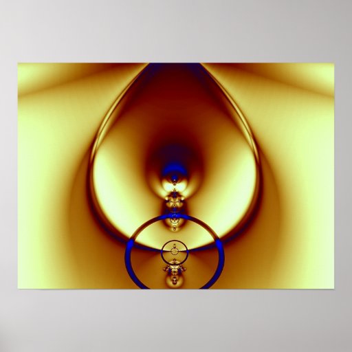 Goldener Tropfen Plakate