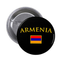 Goldenes Armenien Anstecknadelbutton