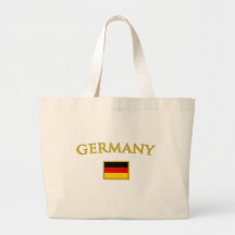 Goldenes Deutschland Einkaufstasche