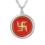 Goldenes Hakenkreuz-Zeichen Personalisierte Halskette
