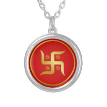 Goldenes Hakenkreuz-Zeichen Personalisierte Halskette