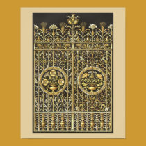 Goldenes königliches Tor poster