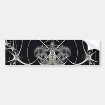 Goldenes Netz Auto Sticker