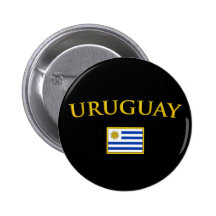 Goldenes Uruguay Buttons